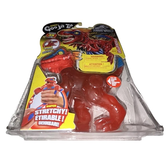 PYRORAPTOR Heroes Of Goo Jit Zu Chomp Attack Action Figure Stretches to 3X Size - Picture 7 of 9